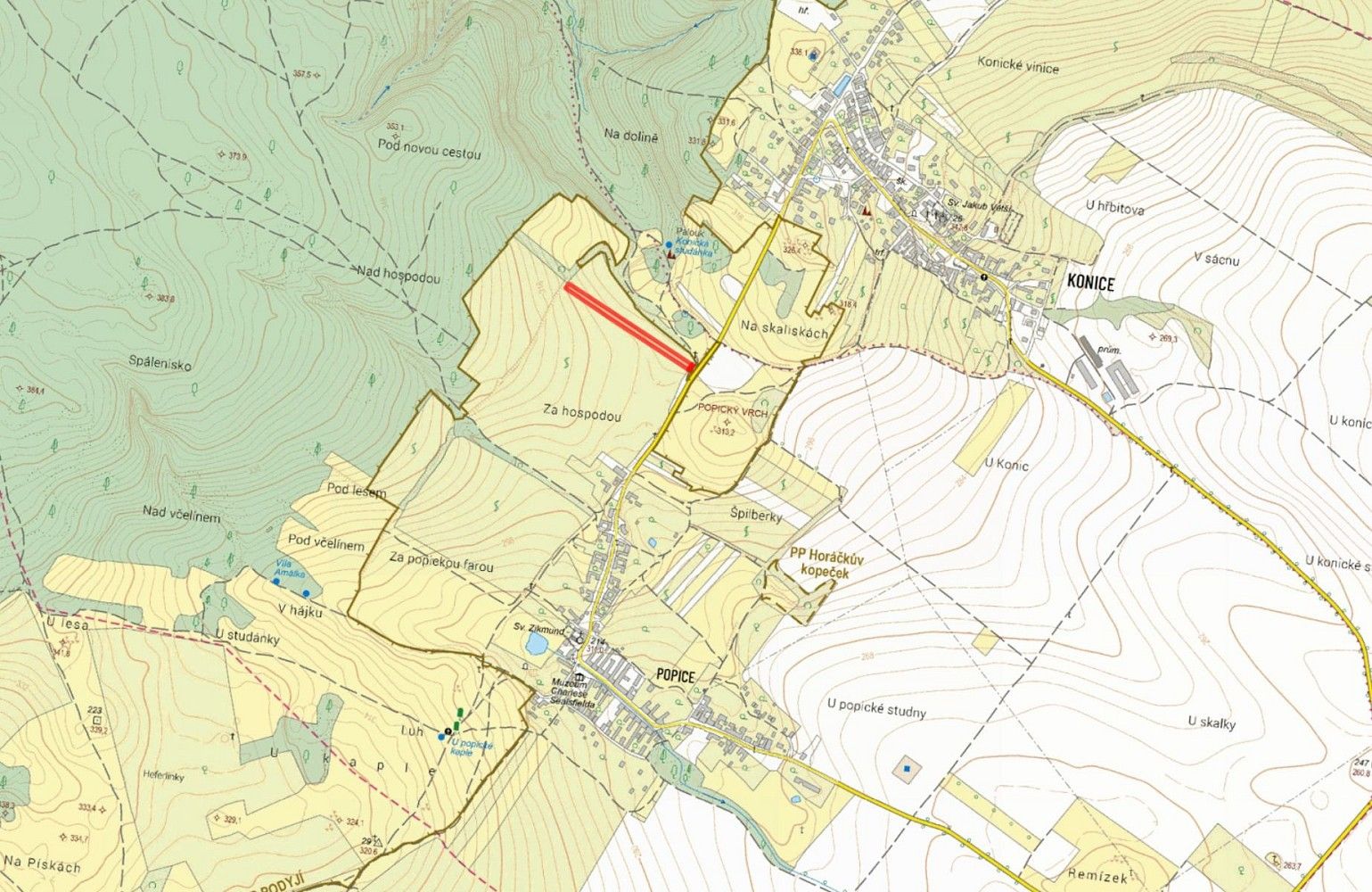 Zemědělské pozemky, Znojmo - Popice, Jihomoravský kraj - 2