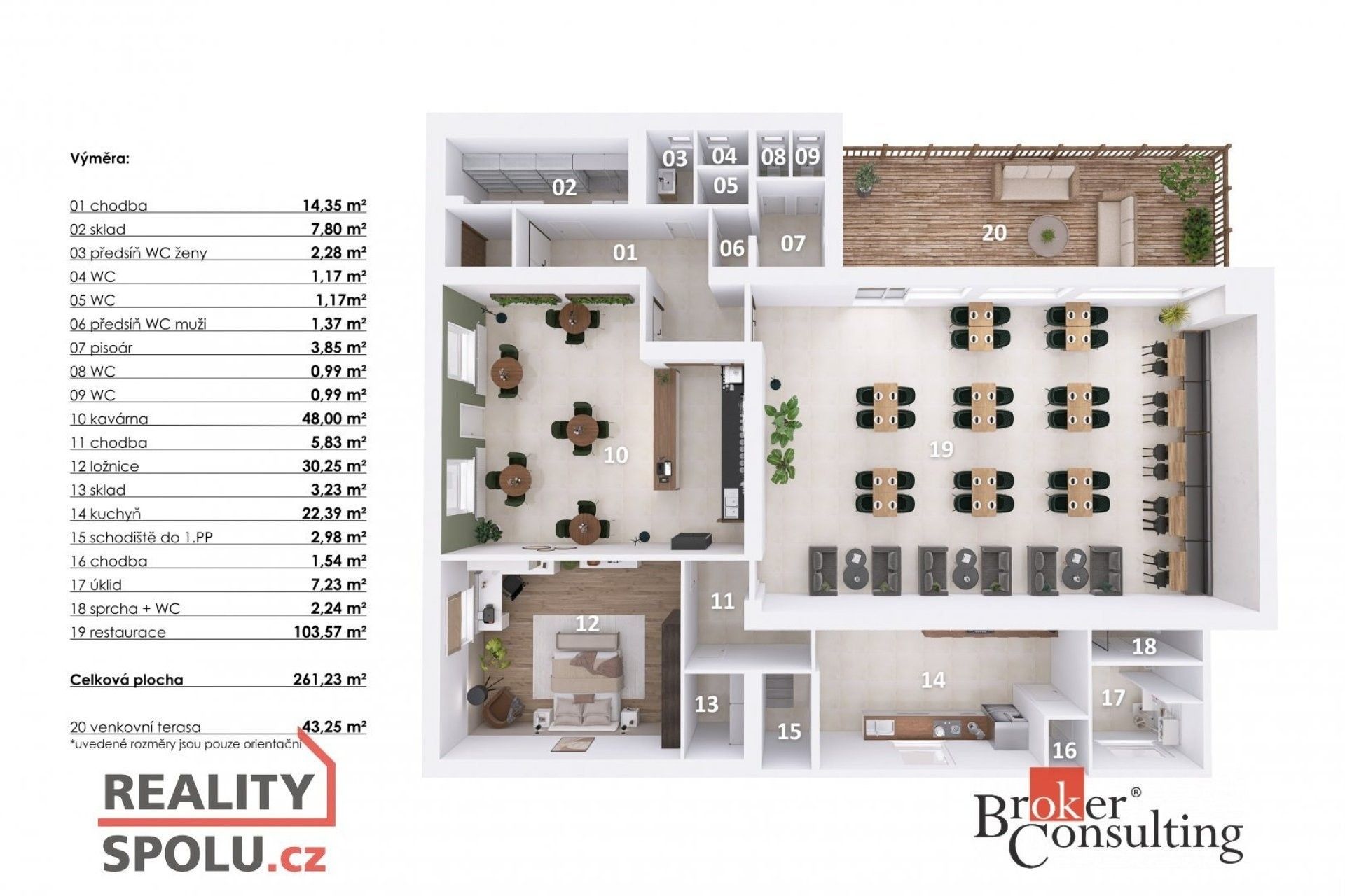 Restaurace, Velký Beranov, 257 m² - 2