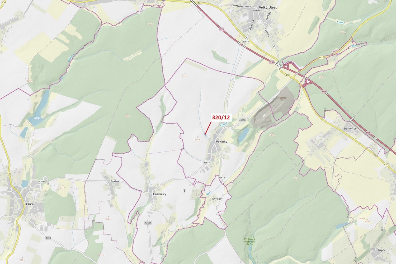 Les, 1 024 m²