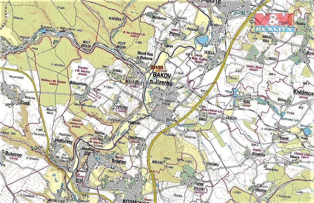 Prodej louka - Bakov nad Jizerou, okres Mladá Boleslav, Středočeský kraj - 5