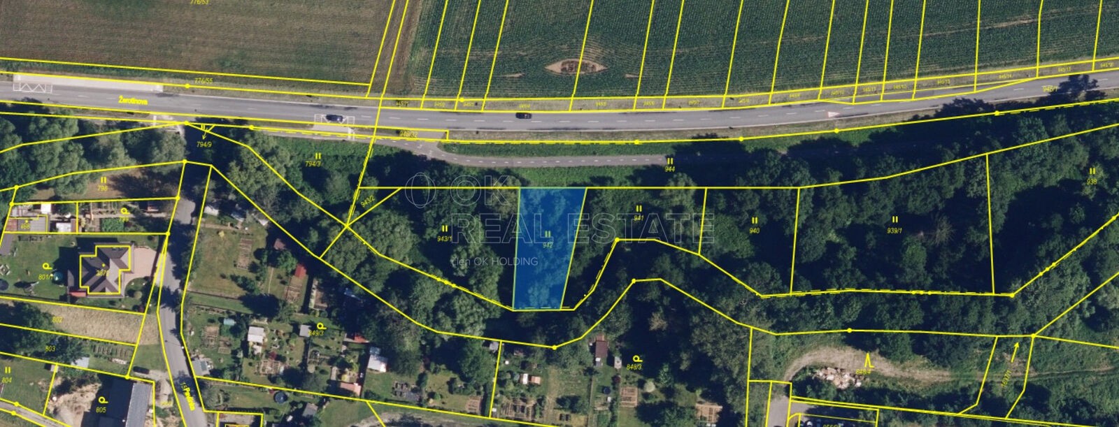 Zahrada · 684 m² · Červenka - 3