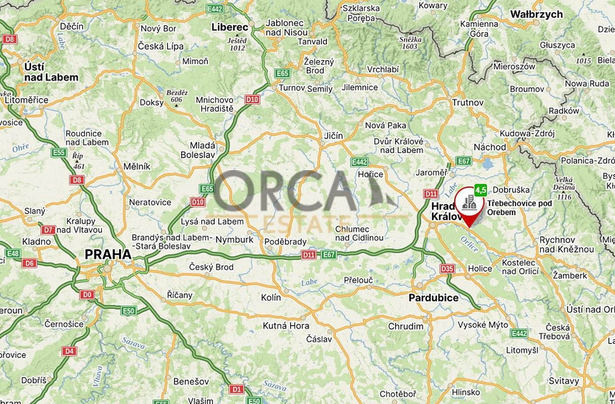 Prodej louka - Třebechovice pod Orebem, okres Hradec Králové, Královéhradecký kraj - 5