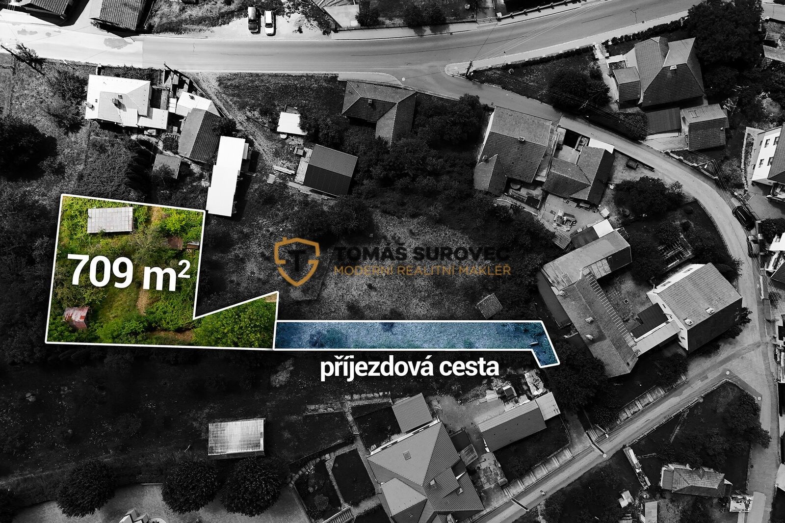 Pozemky pro bydlení, Nedašov, 709 m² - 2