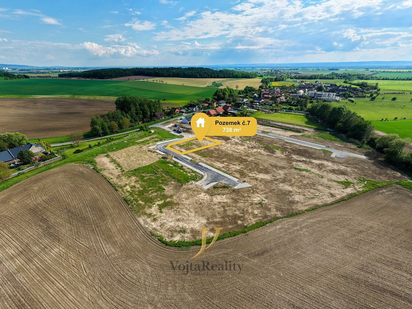 Pozemek pro bydlení · Komárov, okres Olomouc, Olomoucký kraj - 3