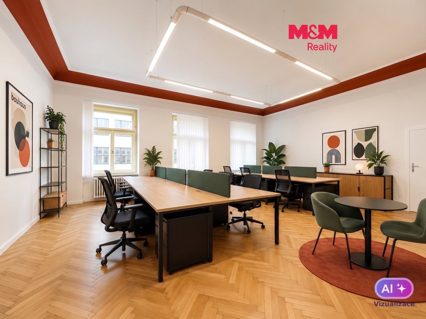 Kanceláře, náměstí Míru, Praha, 60 m²