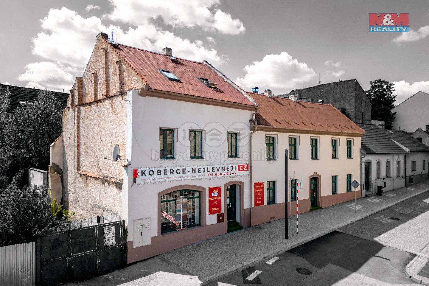 Činžovní domy, plk. Stříbrného, Kladno, 385 m²