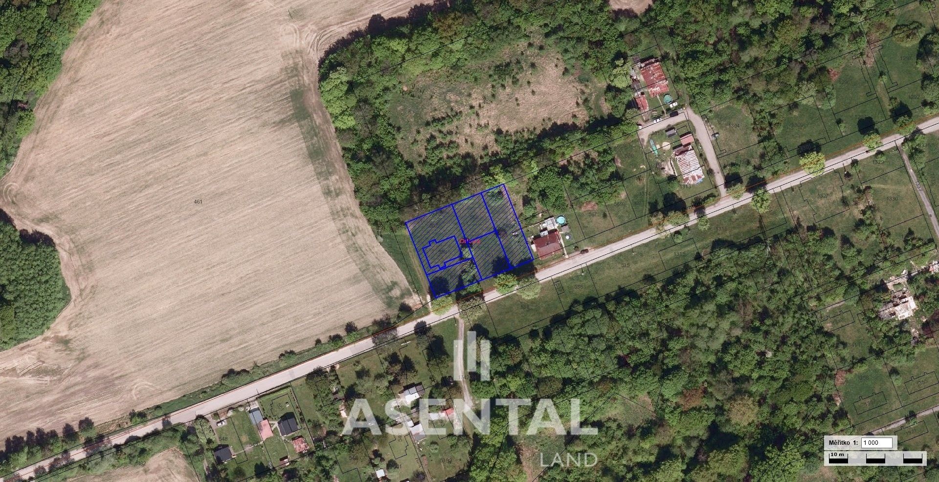 Prodej komerční pozemek - Bezručova, Orlová