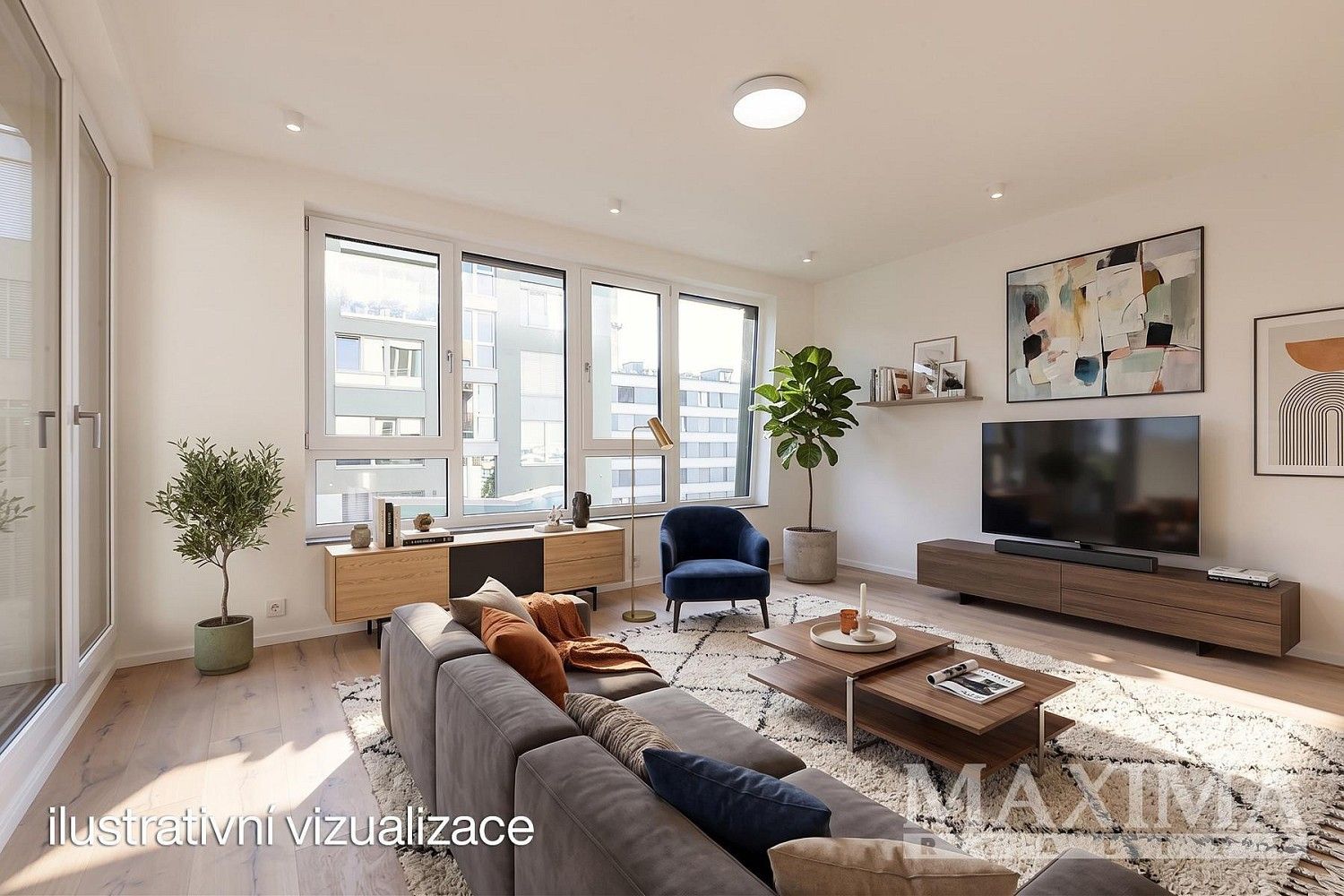 Prodej byt 1+kk - U Komína, Praha 5 - Radlice, 37 m² - 5
