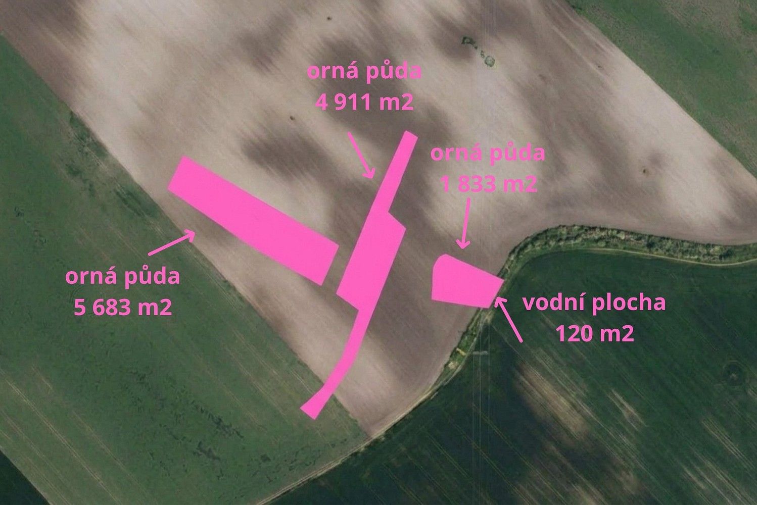 Prodej zemědělský pozemek - Čejkovice, okres Hodonín - 5