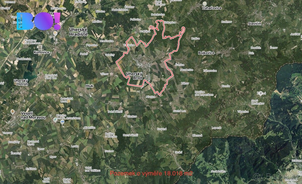 Prodej pozemek pro bydlení - Uherský Brod, 688 01