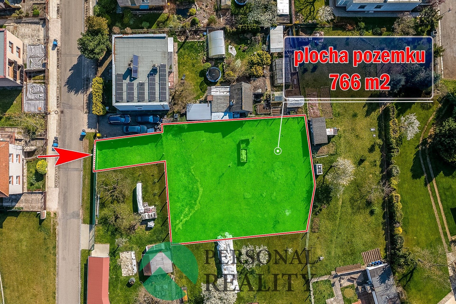 Pozemek pro bydlení, 766 m²