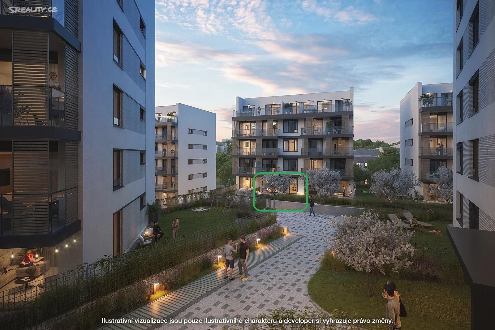 3+kk, Komárkova, Praha, 80 m²