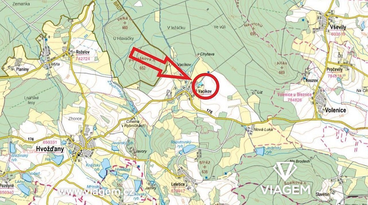 Pozemek pro bydlení · Hvožďany, okres Příbram, Středočeský kraj - 3