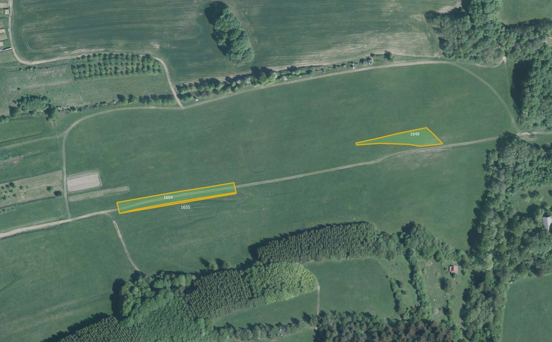 Zemědělské pozemky, Študlov