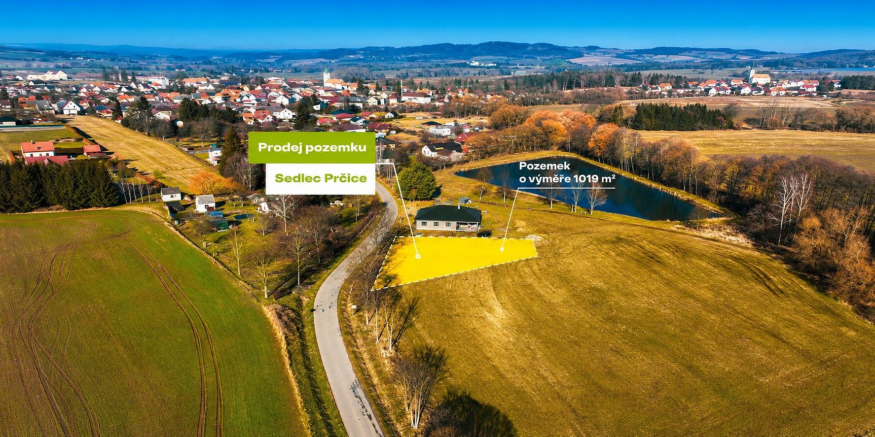 Pozemky pro bydlení, Sedlec-Prčice, okres Příbram, Středočeský kraj - 1