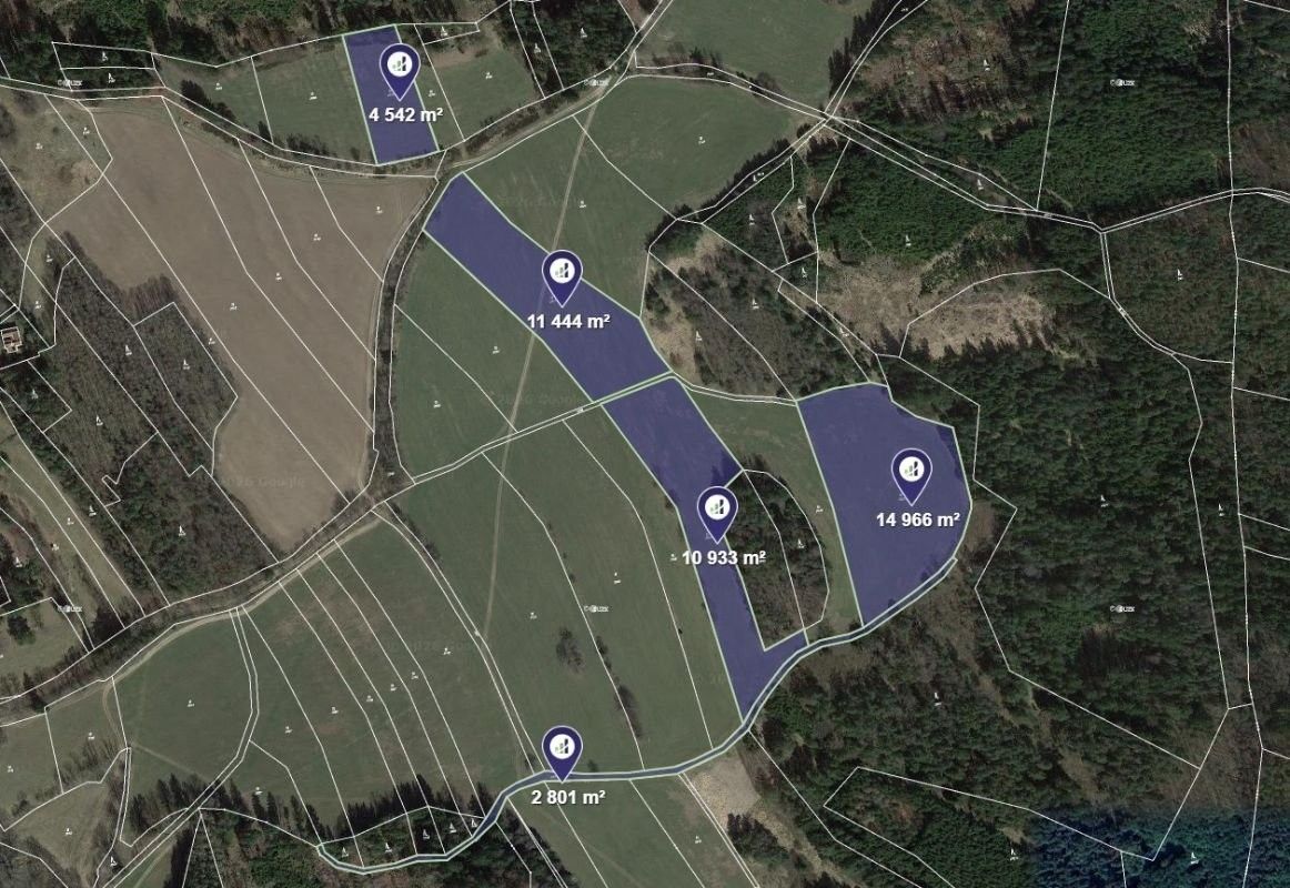 Louky, Lodhéřov, 44 686 m² - 1