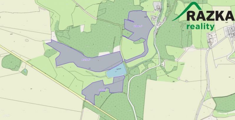 Zemědělský pozemek · 198 444 m² · Planá - 3
