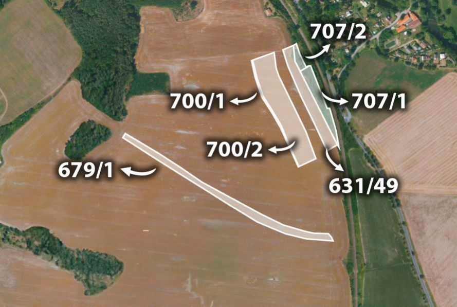 Prodej zemědělský pozemek - Blovice, 8 930 m²