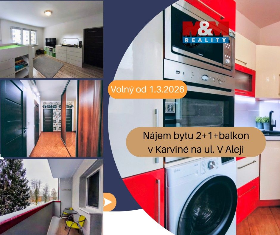 2+1, V Aleji, Karviná, 54 m²