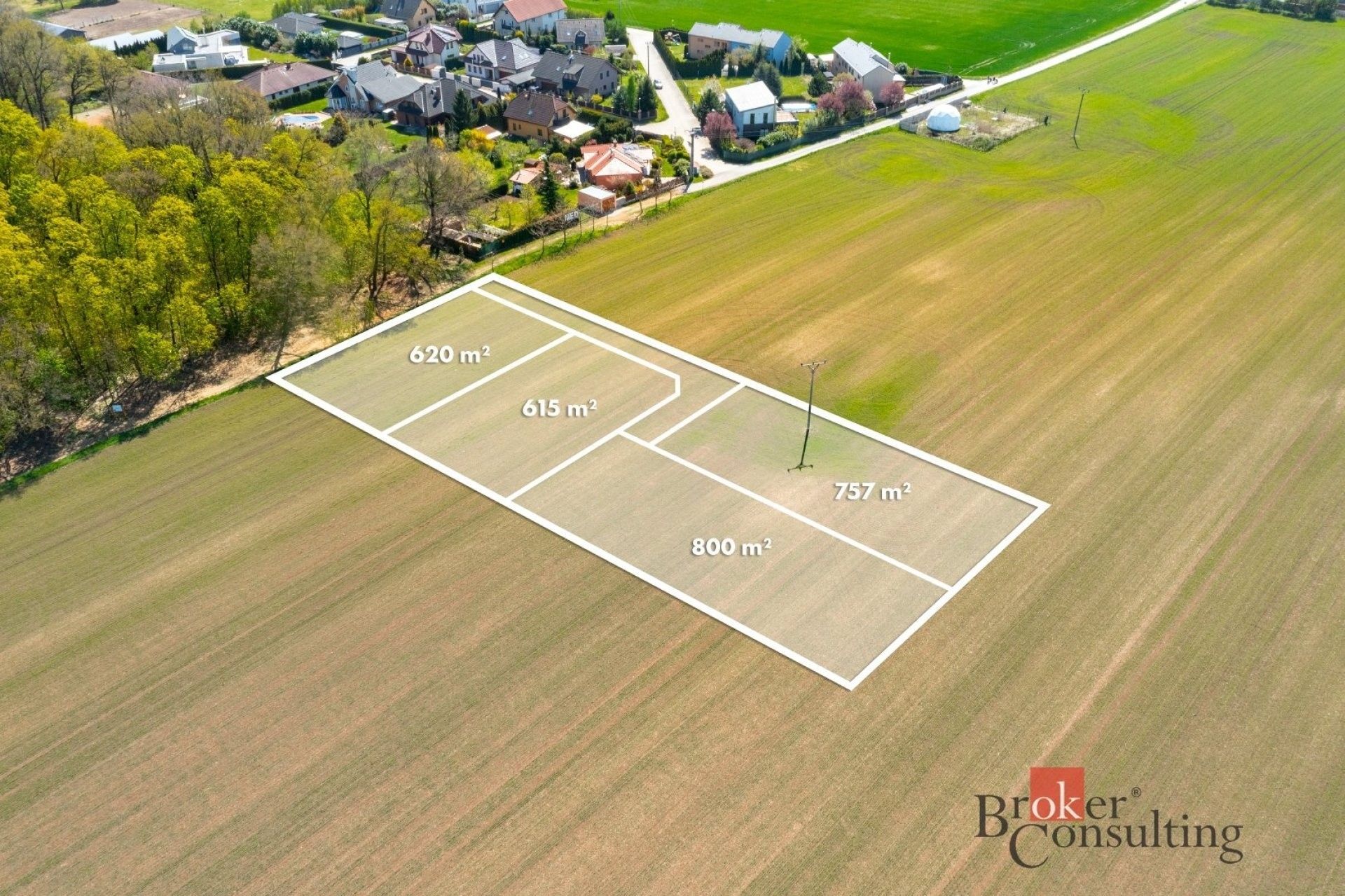Prodej pozemek pro bydlení - Hovorčovice, 3 096 m² - 5