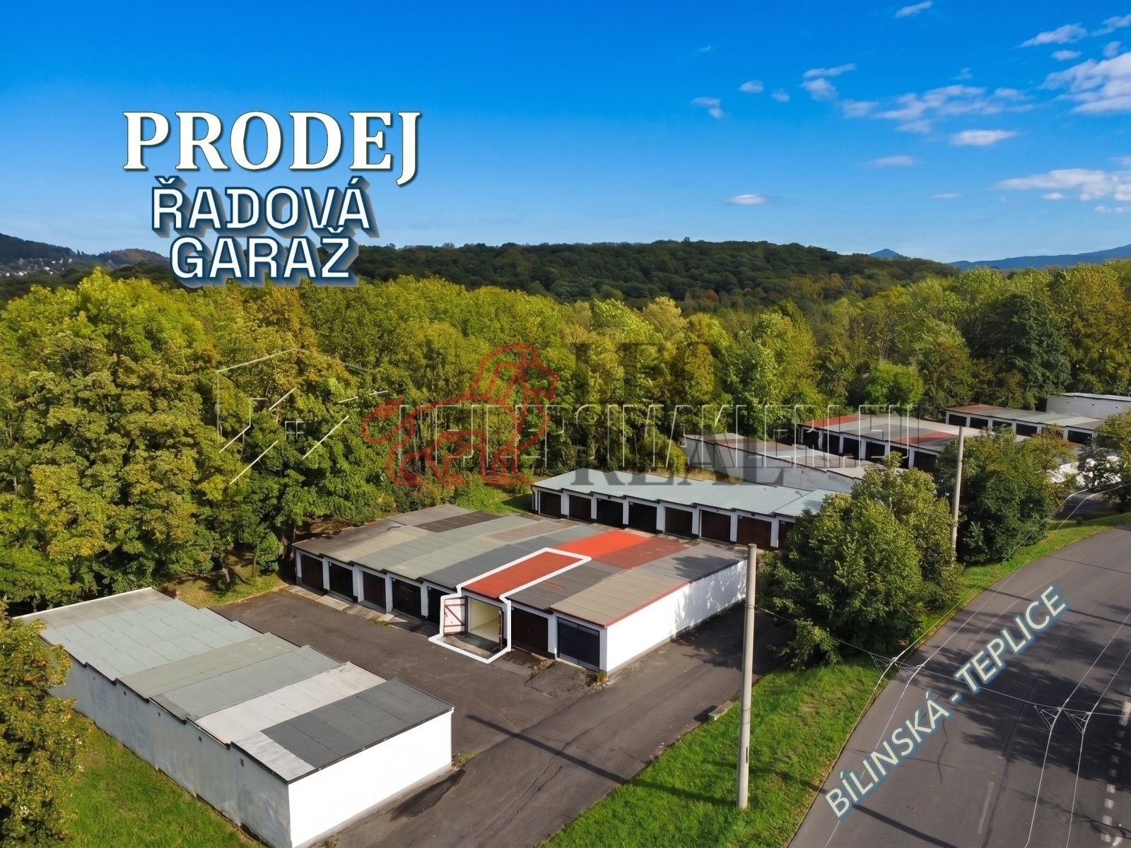 Garáže, Bílinská, Teplice, 19 m² - 1