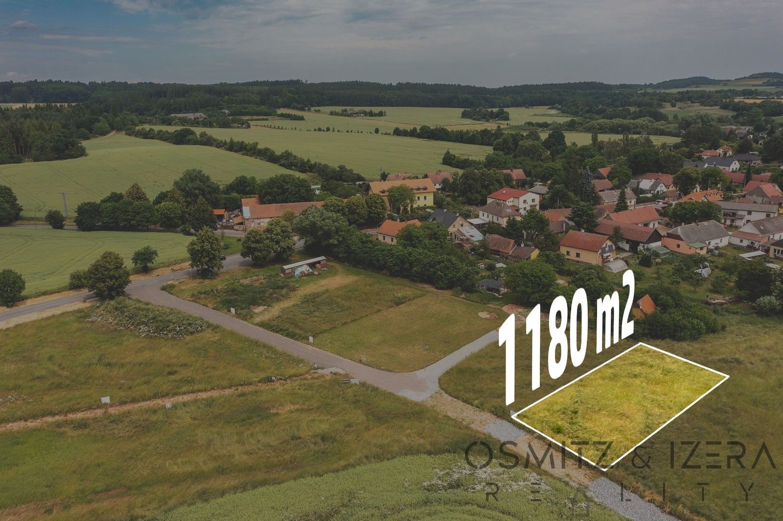 Pozemky pro bydlení, Lazsko, 1 180 m²