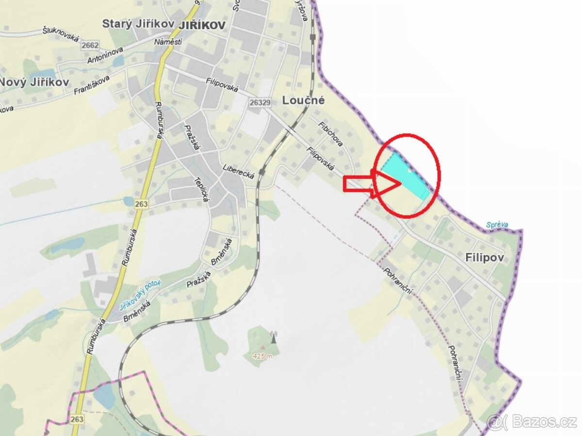 Prodej pozemek pro bydlení - Jiříkov, 407 53