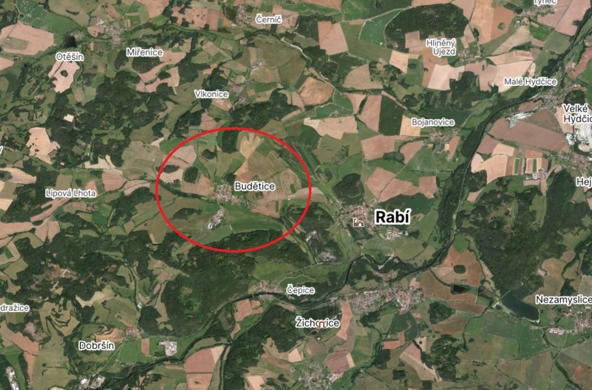 Zemědělské pozemky, Budětice, 104 m²