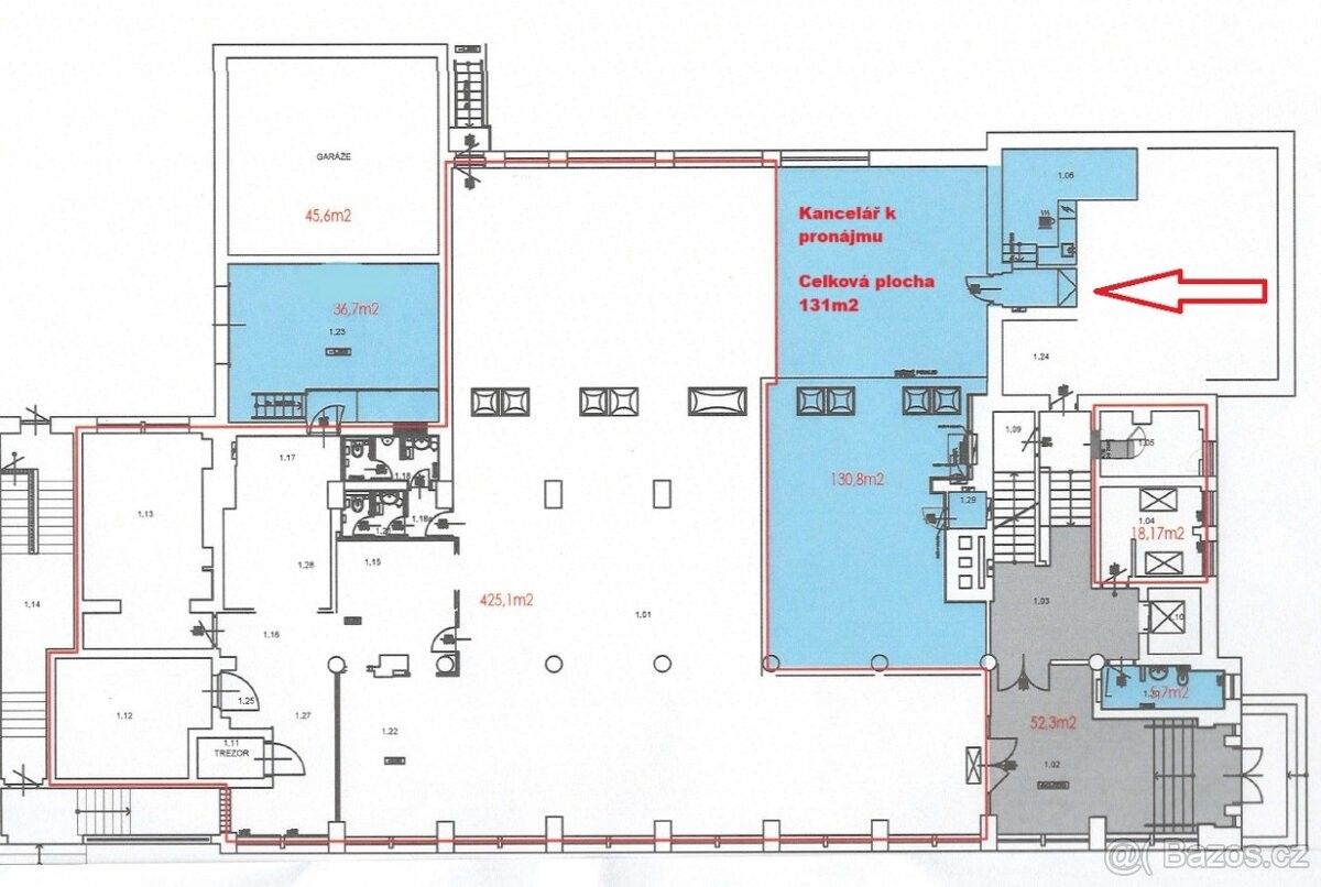 Pronájem kancelář - Bratrušov, 787 01