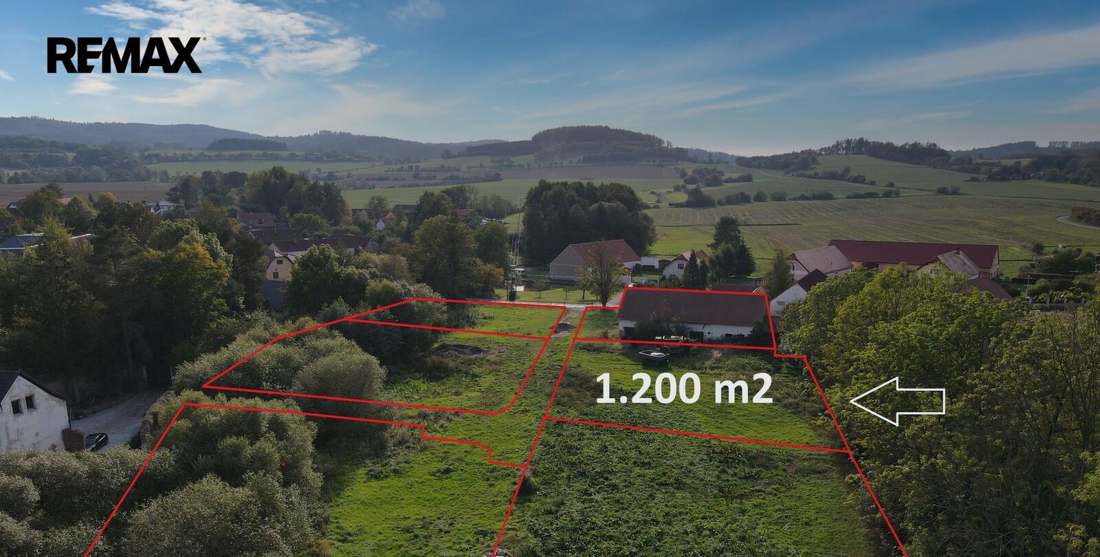 Pozemek pro bydlení, 1 200 m²
