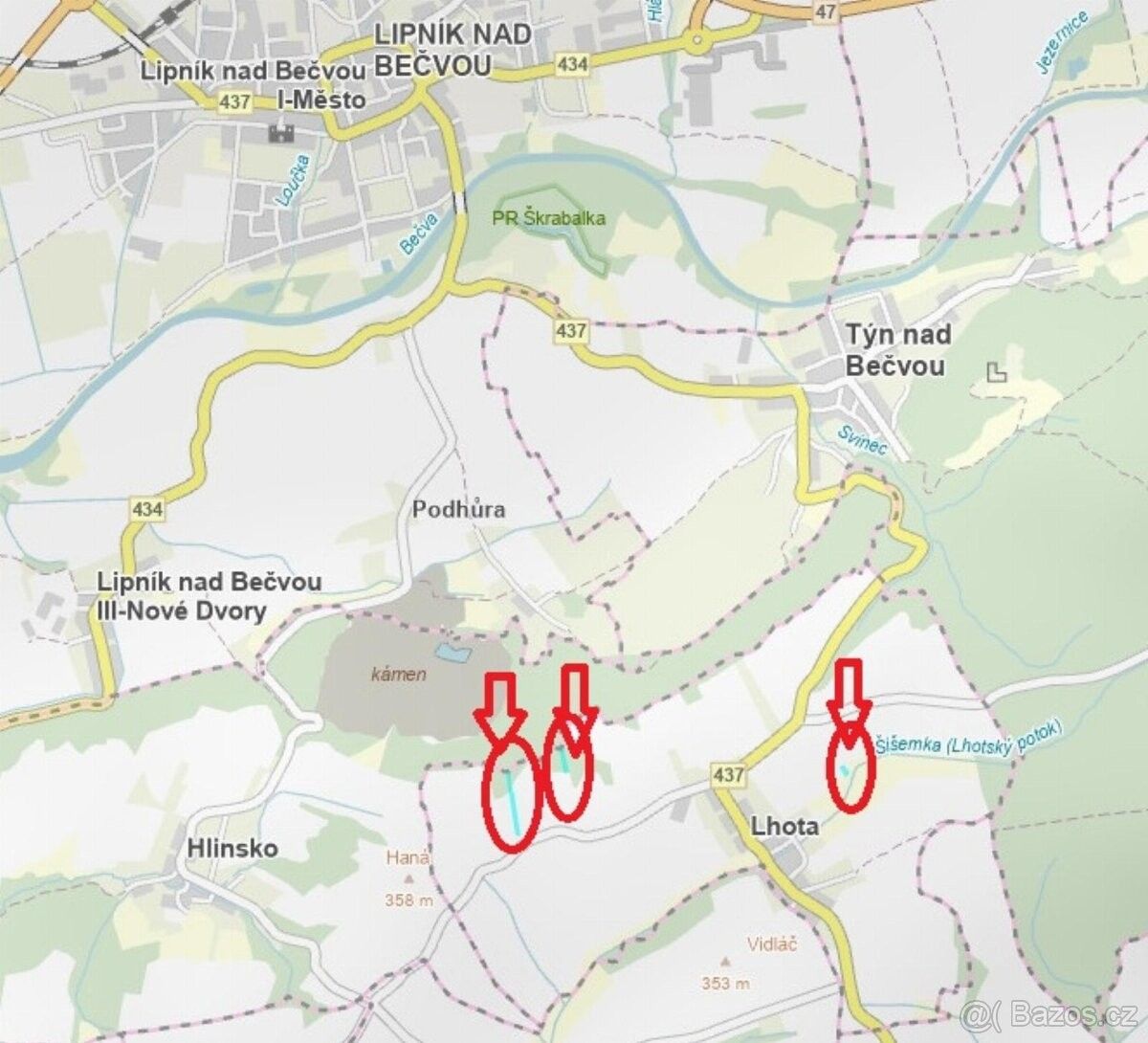 Pozemky pro bydlení, Lipník nad Bečvou, 751 31