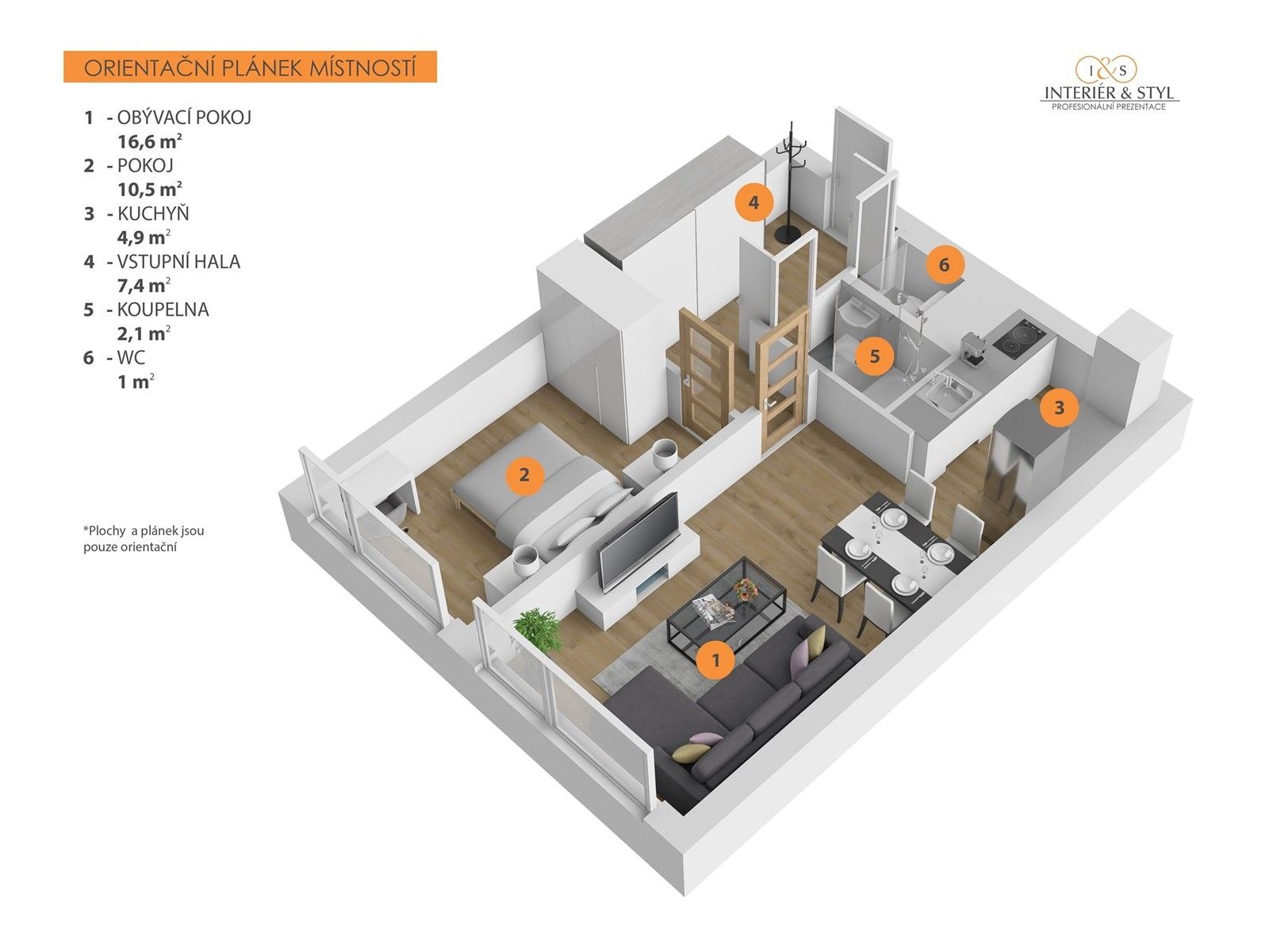 2+kk, Livornská 442, Praha Horní Měcholupy, 46 m² - 2