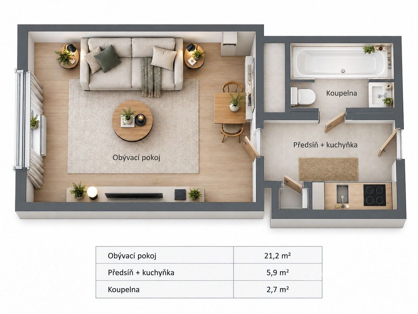 Byt 1+kk · 30 m² · Praha - Vršovice, okres Praha 10, Hlavní město Praha - 3