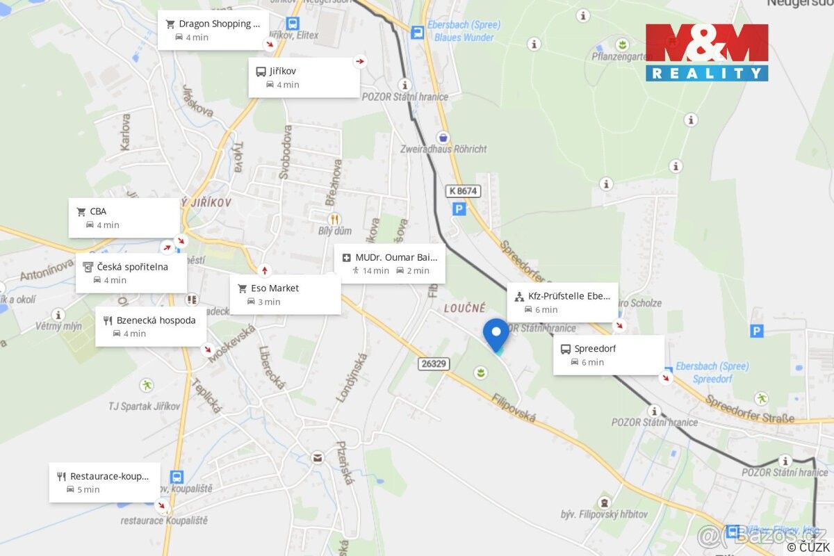 Prodej pozemek pro bydlení - Jiříkov, 407 53