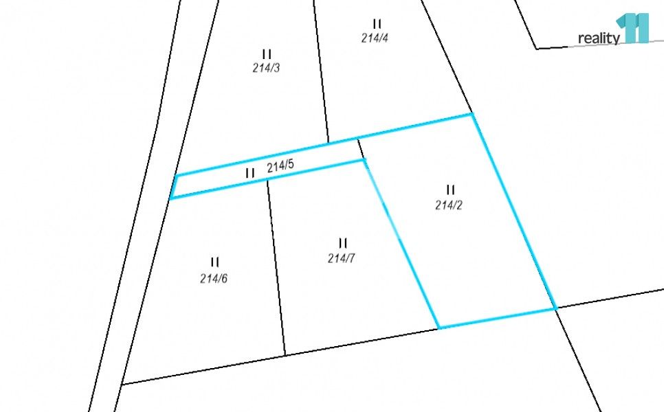 Prodej louka - Boňkov, 728 m²