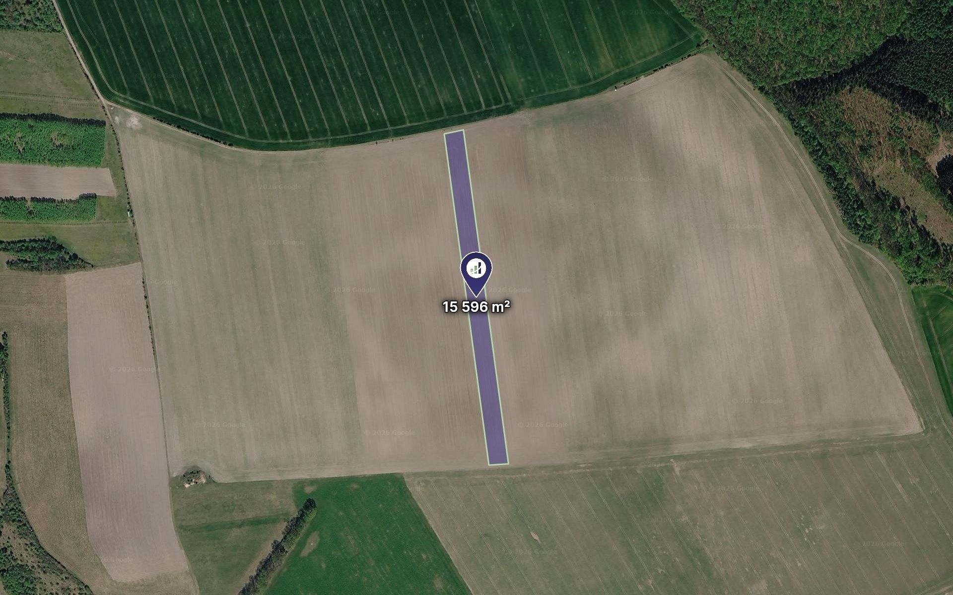 Zemědělský pozemek, 1 300 m²