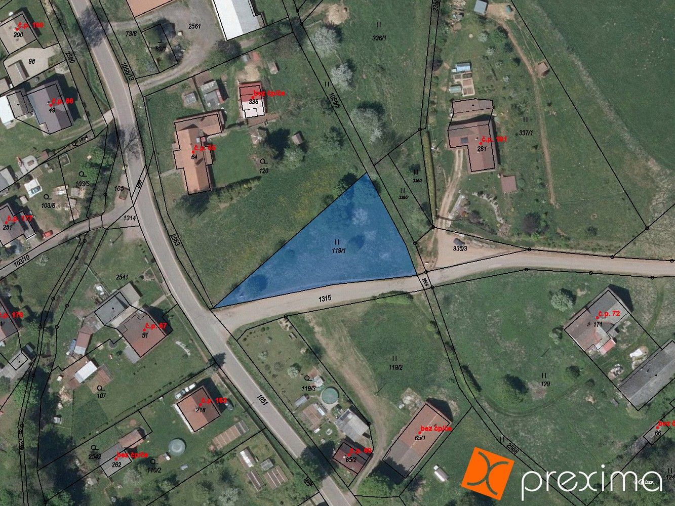 Pozemek pro bydlení, 1 031 m²