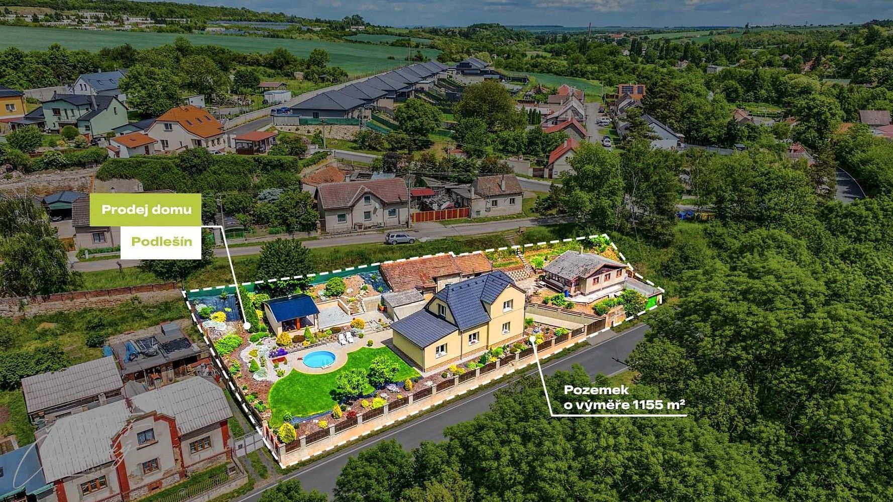 Prodej rodinný dům - Podlešín, okres Kladno, Středočeský kraj, 171 m² - 5
