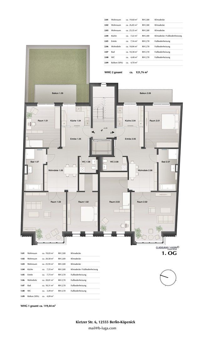 Byt 3+kk · 122 m² · Kietzer Str. 6 Berlin Köpenick Berlin 12555 - 3
