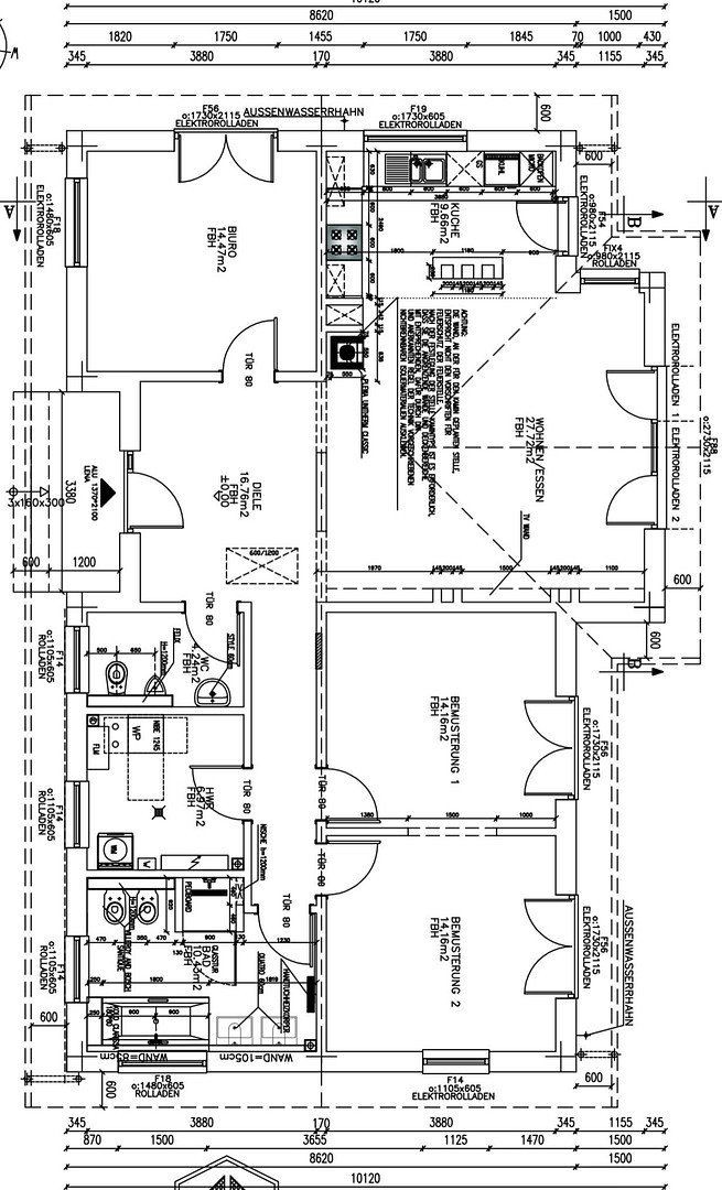 Rodinné domy, , Bavorsko, 120 m² - 1
