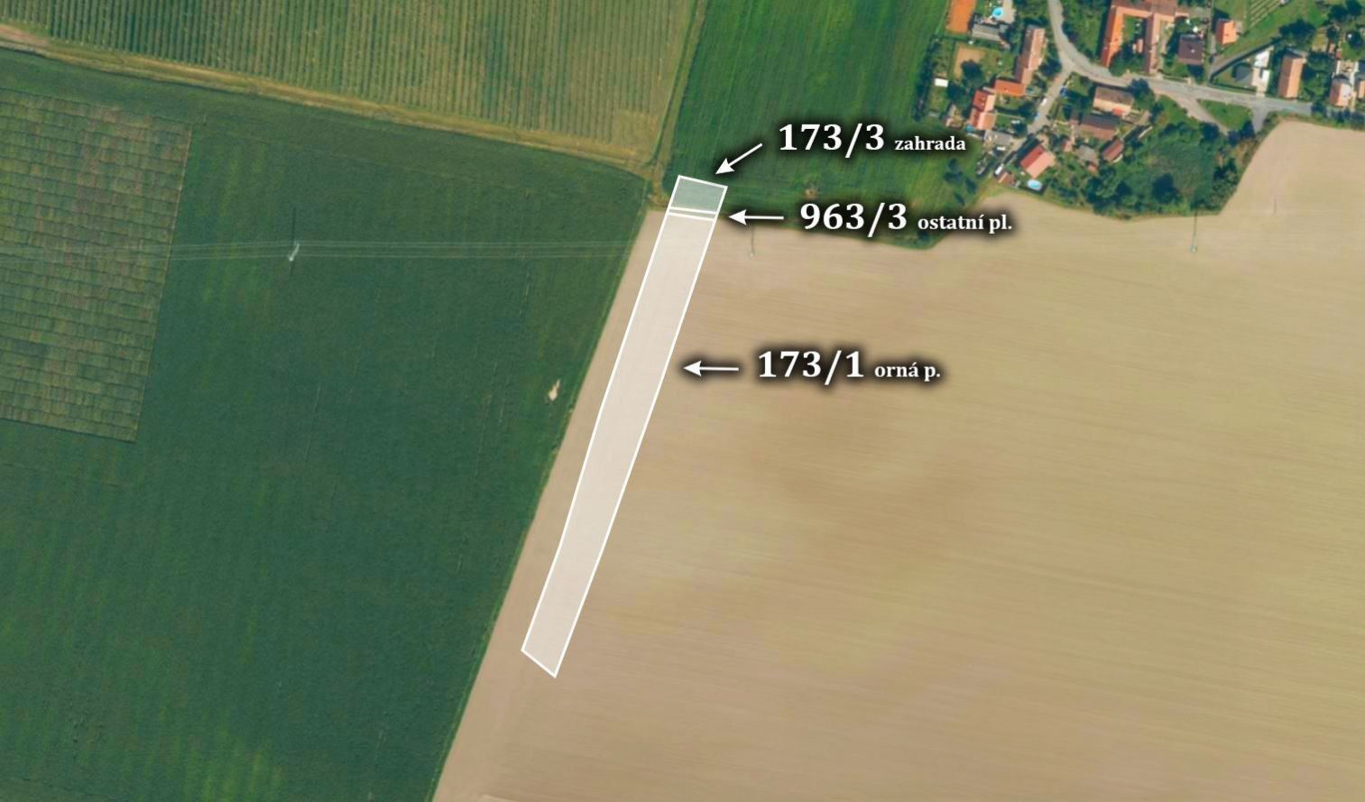 Zemědělské pozemky, Pardubice, 11 091 m²