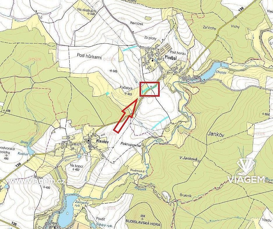 Prodej zemědělský pozemek - Choustník, okres Tábor, Jihočeský kraj - 5