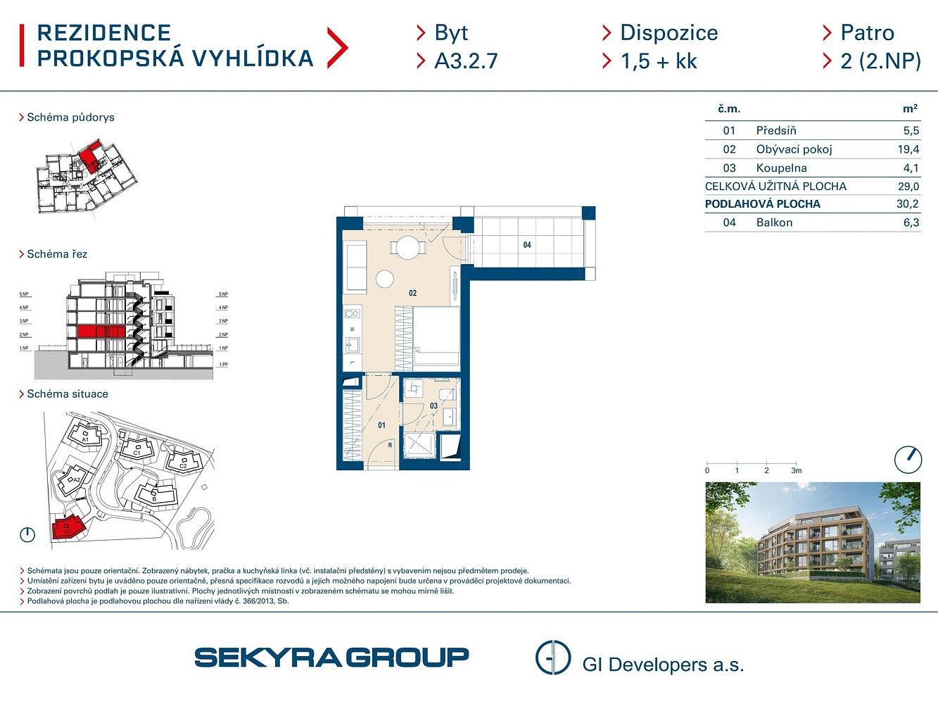 1+kk, Radlická, Praha 5 - Jinonice, 29 m² - 2