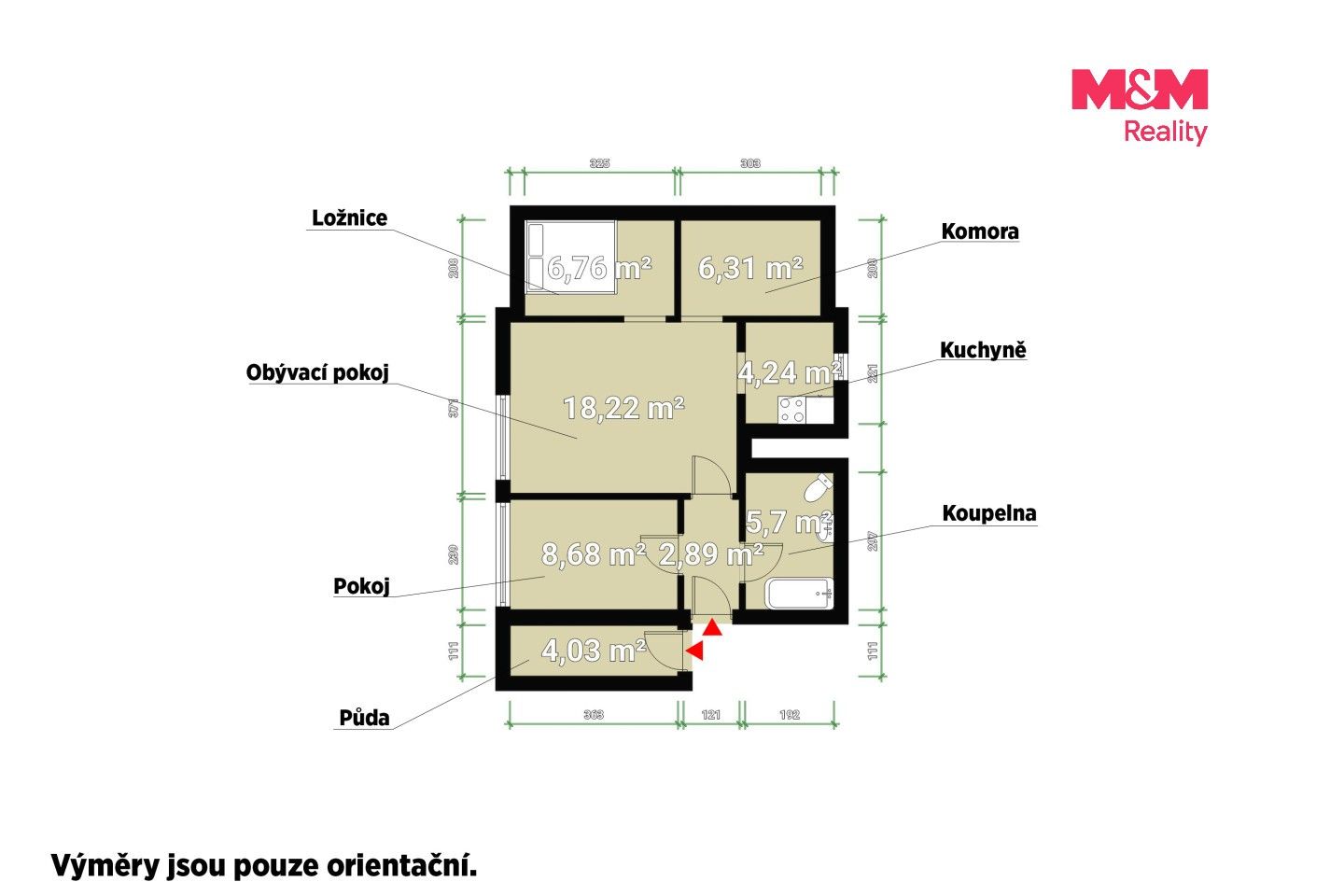 2+kk, Pionýrská, Vejprnice, 53 m² - 2