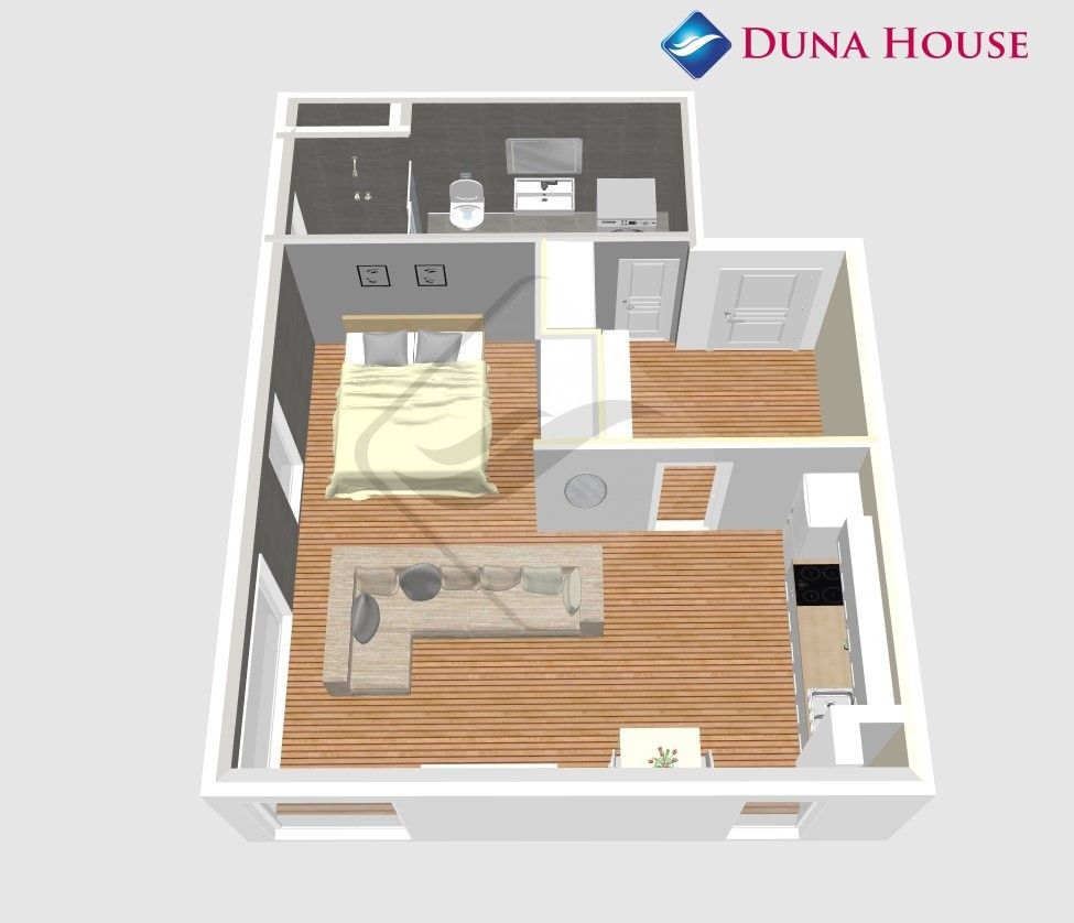 2+kk, Práčská, Praha, 39 m² - 1