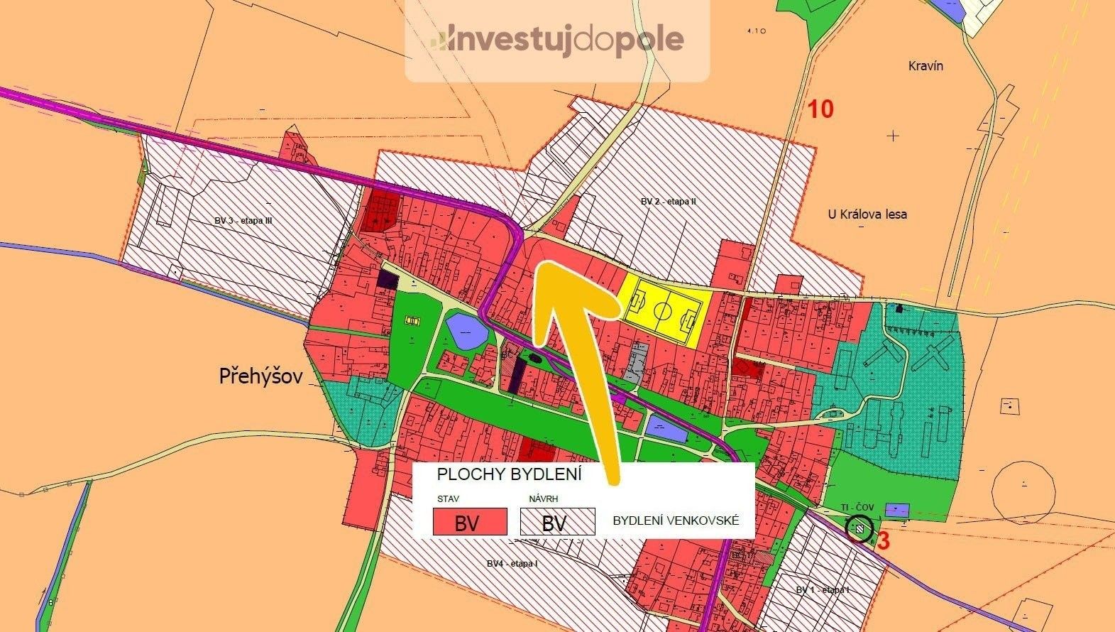 Pozemek pro bydlení · 2 255 m² · Přehýšov - 4
