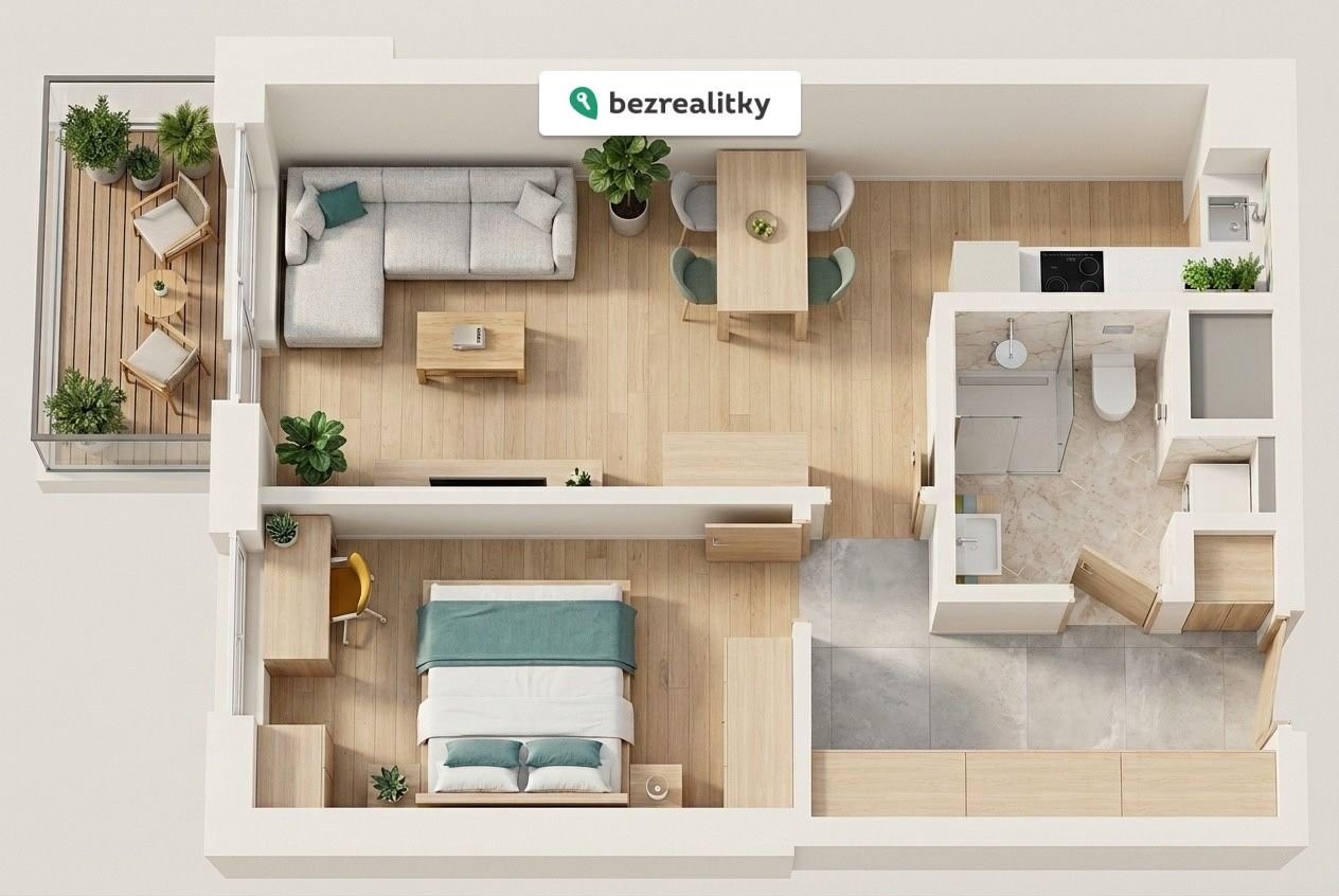 Byt 2+kk · 60 m² · Strančická 3506, Praha Strašnice - 4