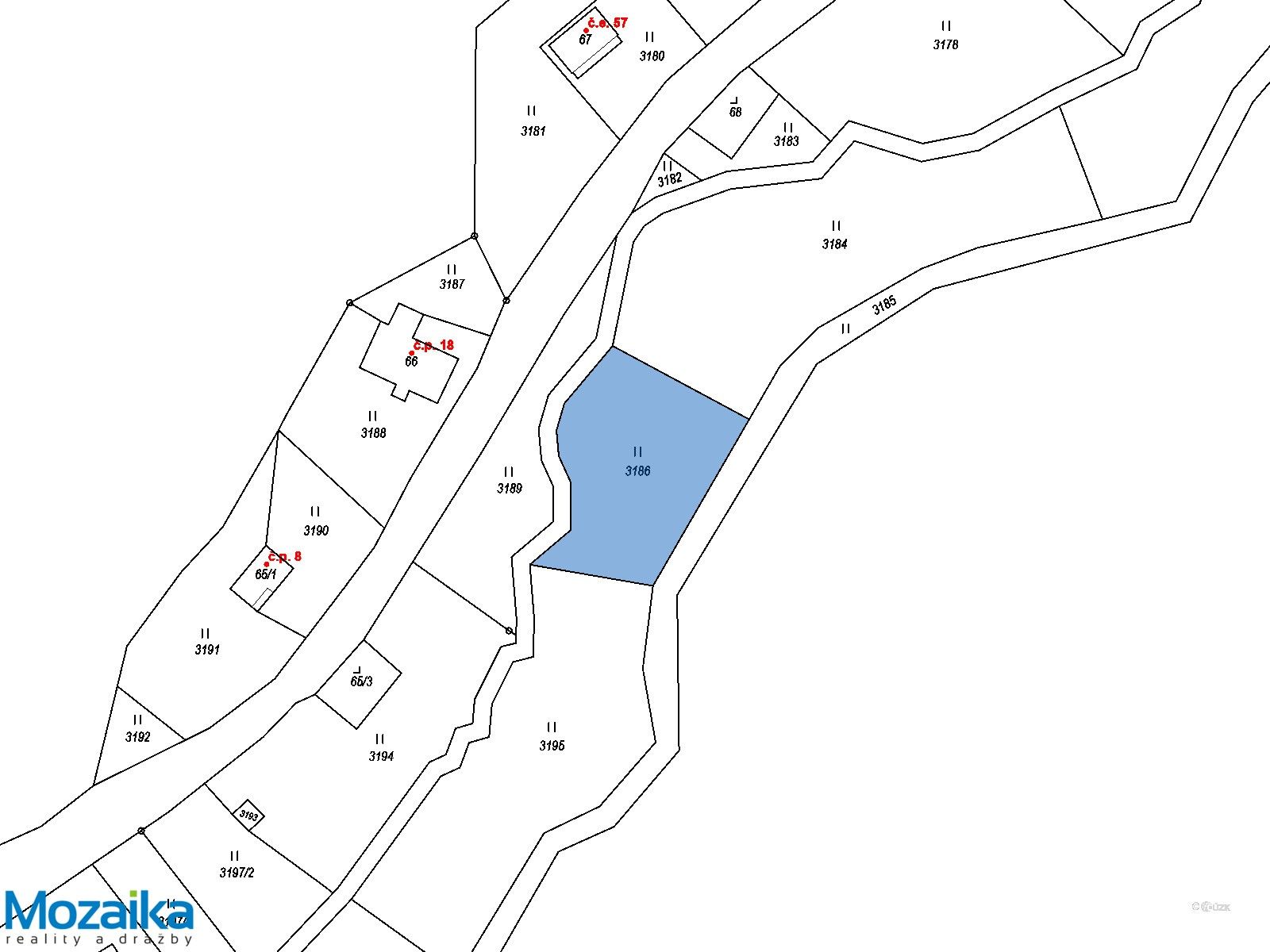 Prodej louka - Výprachtice, 867 m² - 5