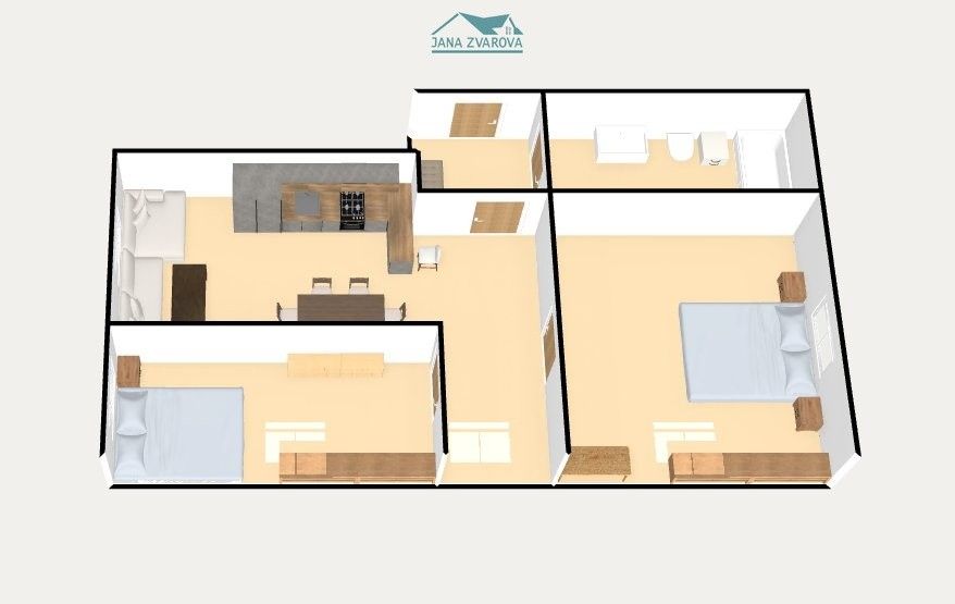 Prodej byt 3+kk - Nová Ves nad Nisou, 71 m²
