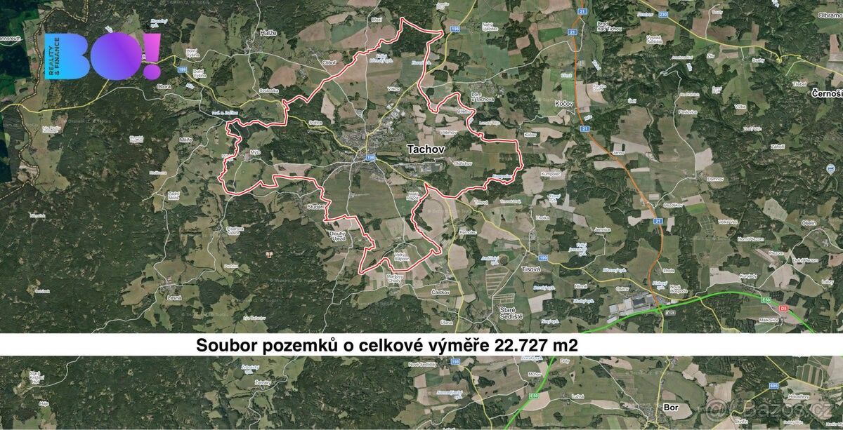 Louky, Tachov, 347 01, 22 727 m²
